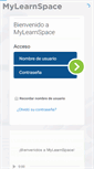 Mobile Screenshot of mylearnspace.net